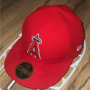 Los Angeles Angels New Era Low Profile 59FIFTY Fitted Navy 7 5/8
